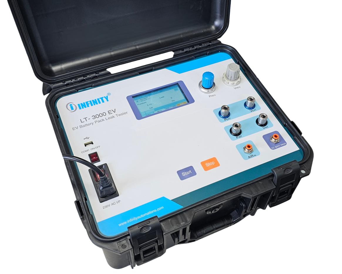 LT-3000 EV Battery Pack Leak Tester by Infinity Automations